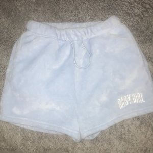 Baby blue comfy shorts